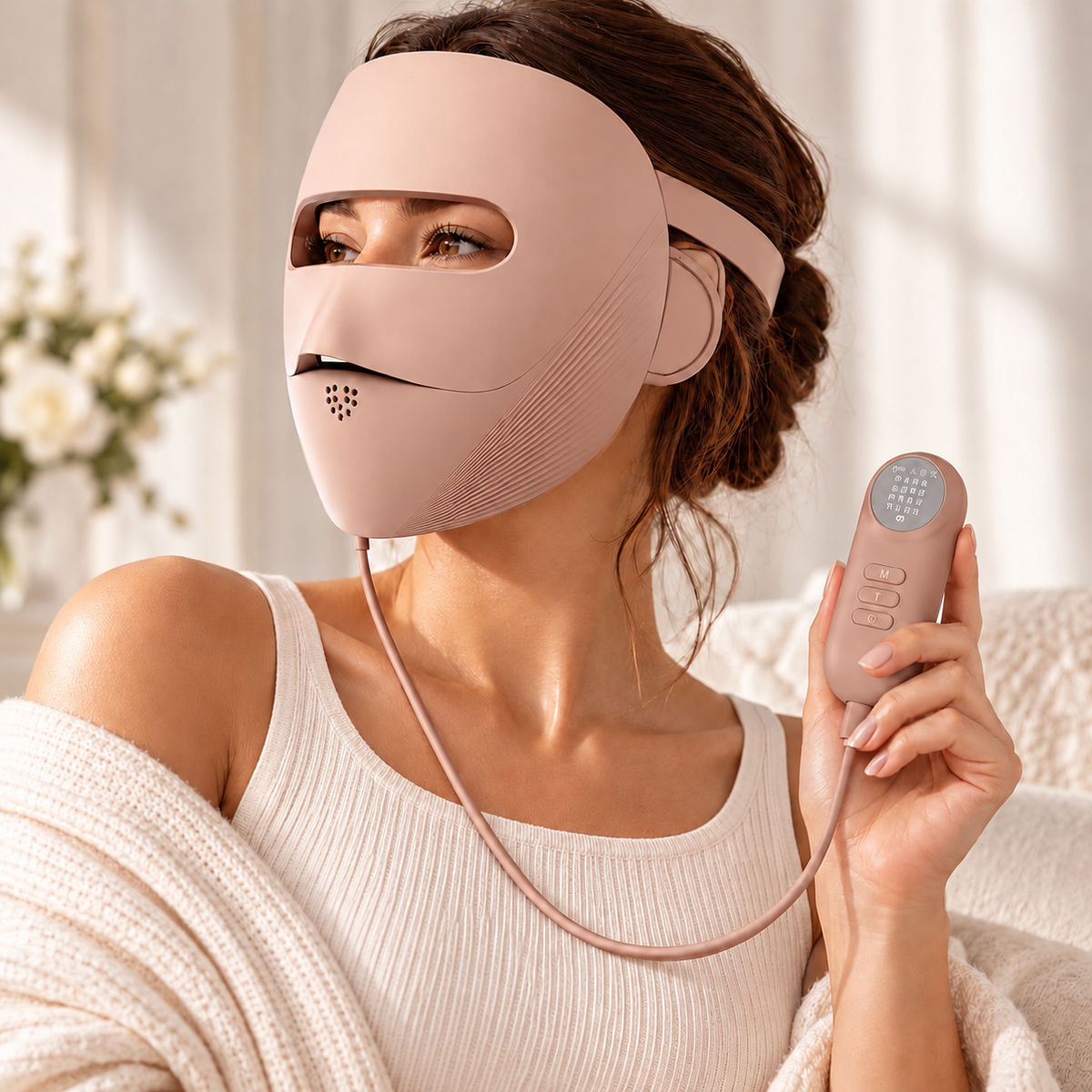 LED Facial Light Therapy Mask